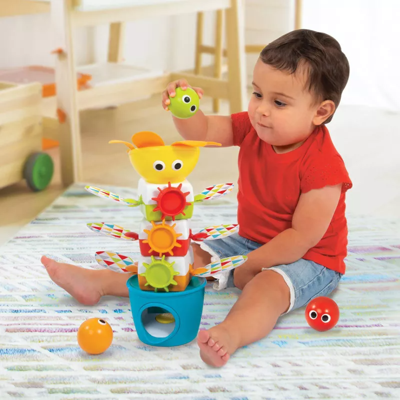 Yookidoo Tumble Ball Stacker Multicolor Age  9 Months to 24 Months