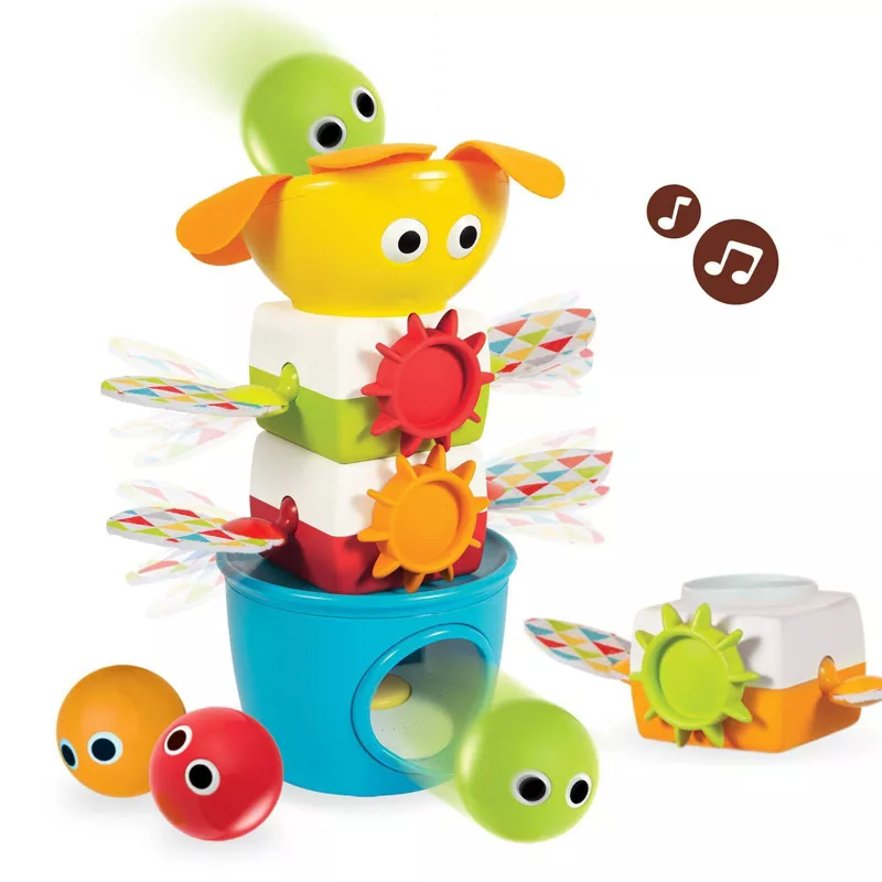 Yookidoo Tumble Ball Stacker Multicolor Age  9 Months to 24 Months