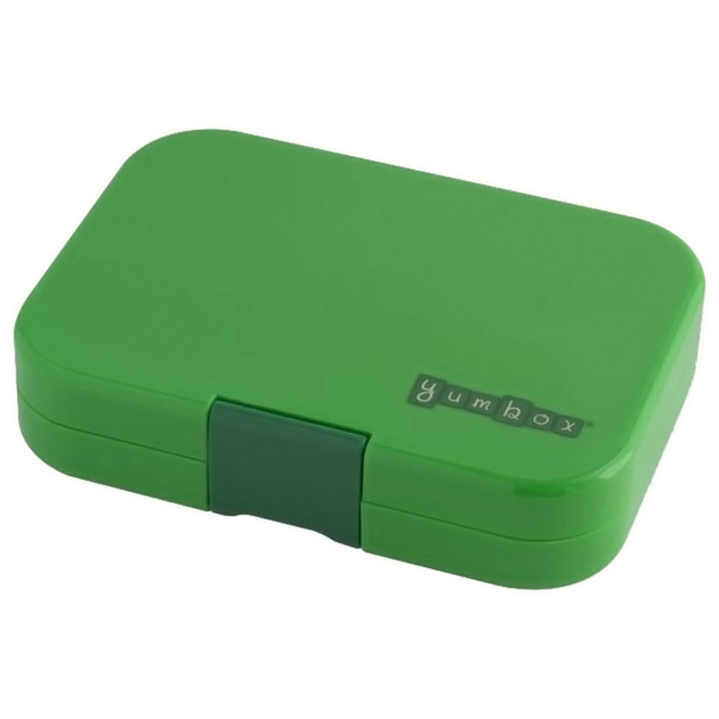 YumBox Bento 6 Compartment Food Tray Lunchbox Green Age 4 Years & Above