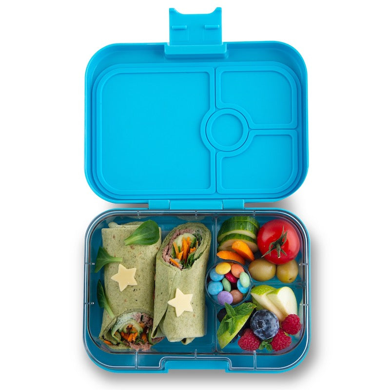 YumBox Panino 4 Compartment Lunchbox Nevis Blue Age 4 Years & Above