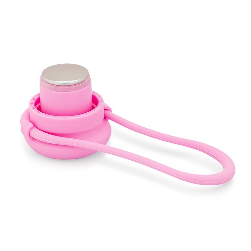 Yumbox Aqua Bottle - Pacific Pink With Strap