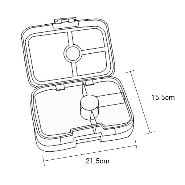 Yumbox Kashmir Blue Panino 4 Compartments
