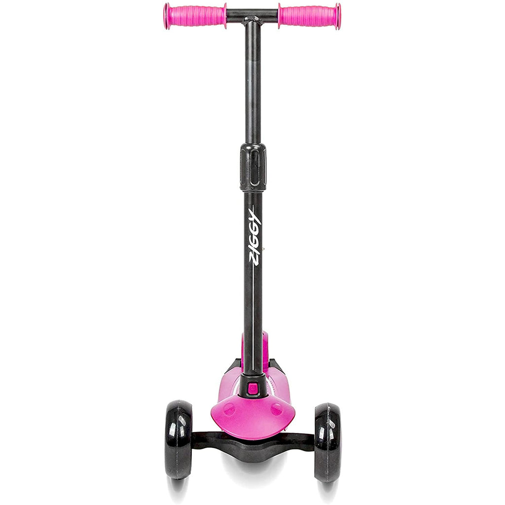 Ziggy 3-Wheel Tilt Scooter with LED light - Pink Age 3Y+