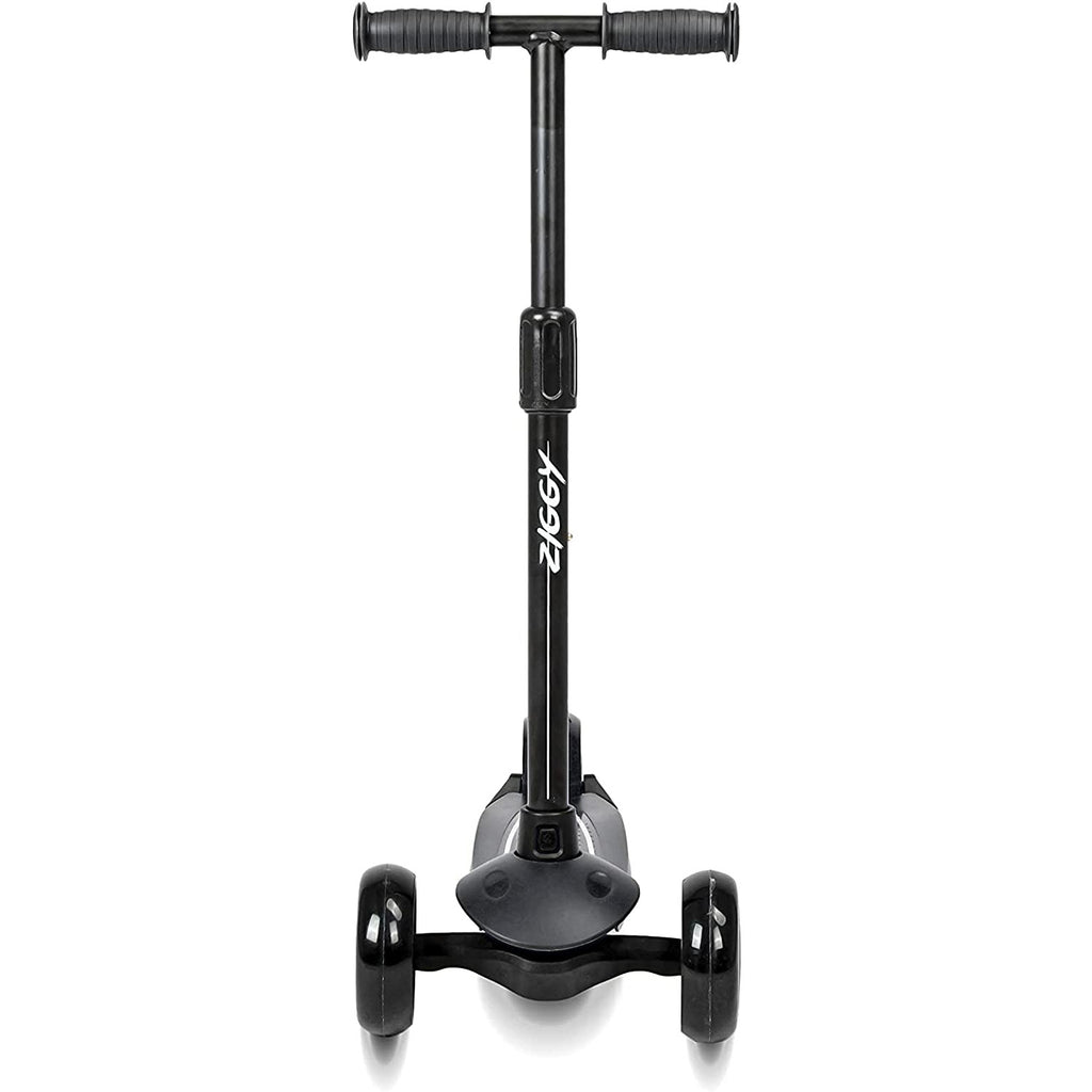Ziggy 3-Wheel Tilt Scooter with LED light - Black Age 3Y+