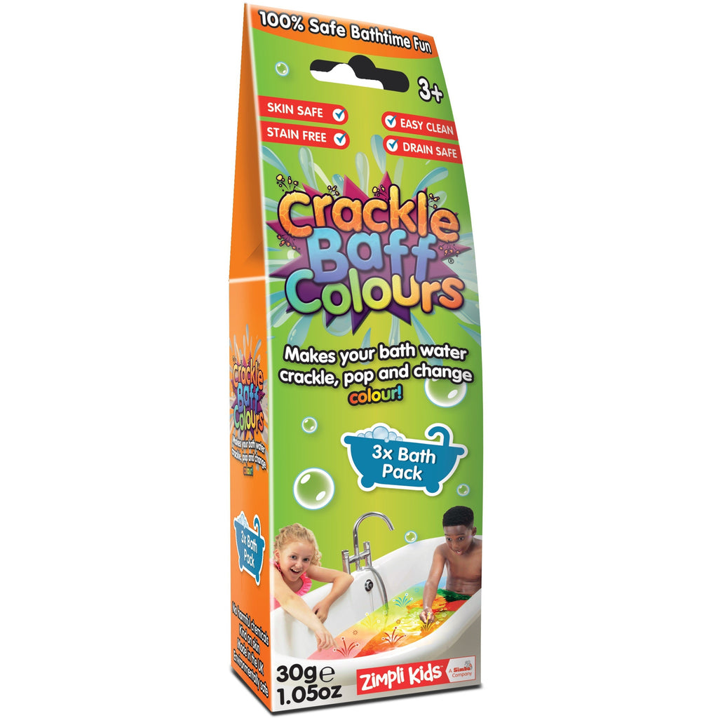 Zimpli Kids - Crackle Baff Colours 3 Pack - 30G Multicolor Age-3 Years & Above