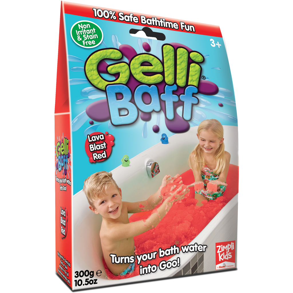 Zimpli Kids - Gelli Baff Lava Red 300G Multicolor Age-3 Years & Above