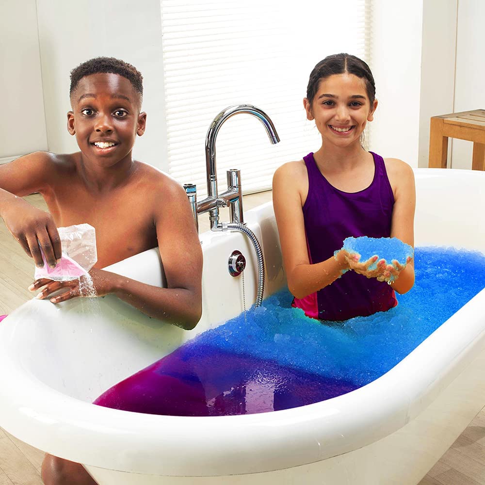 Zimpli Kids Colour Change Ballistic Blue into Purple Planet Gelli Baff 300 grams and Turns the Bath Water into Goo Multicolor Age-3 Years & Above