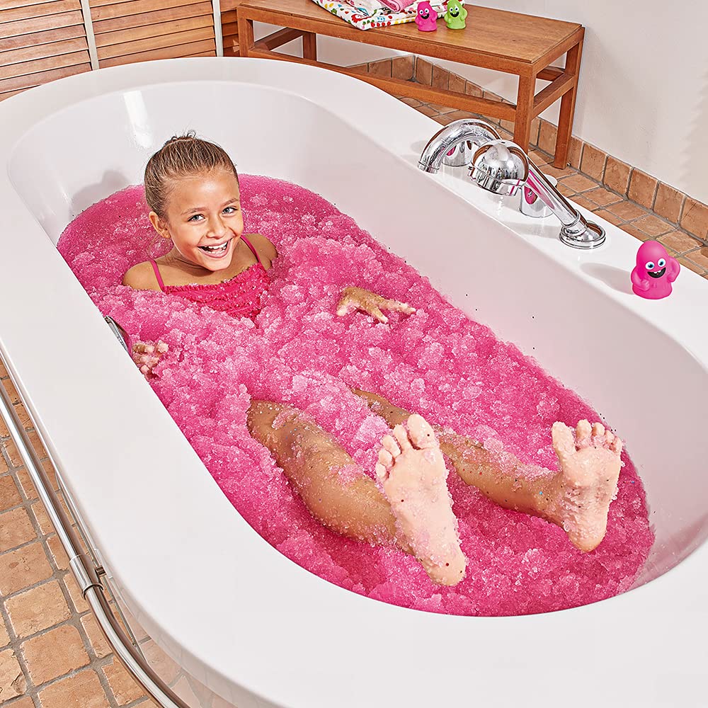Zimpli Kids Glitter Gelli Baff Glittery Pink 300 grams and Turns the Bath Water into Glittery Goo Multicolor Age-3 Years & Above