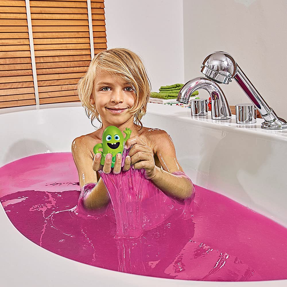 Zimpli Kids Glitter Slime Baff Pink 150g and Turns the Bath Water into Glittery Slime Multicolor Age-3 Years & Above