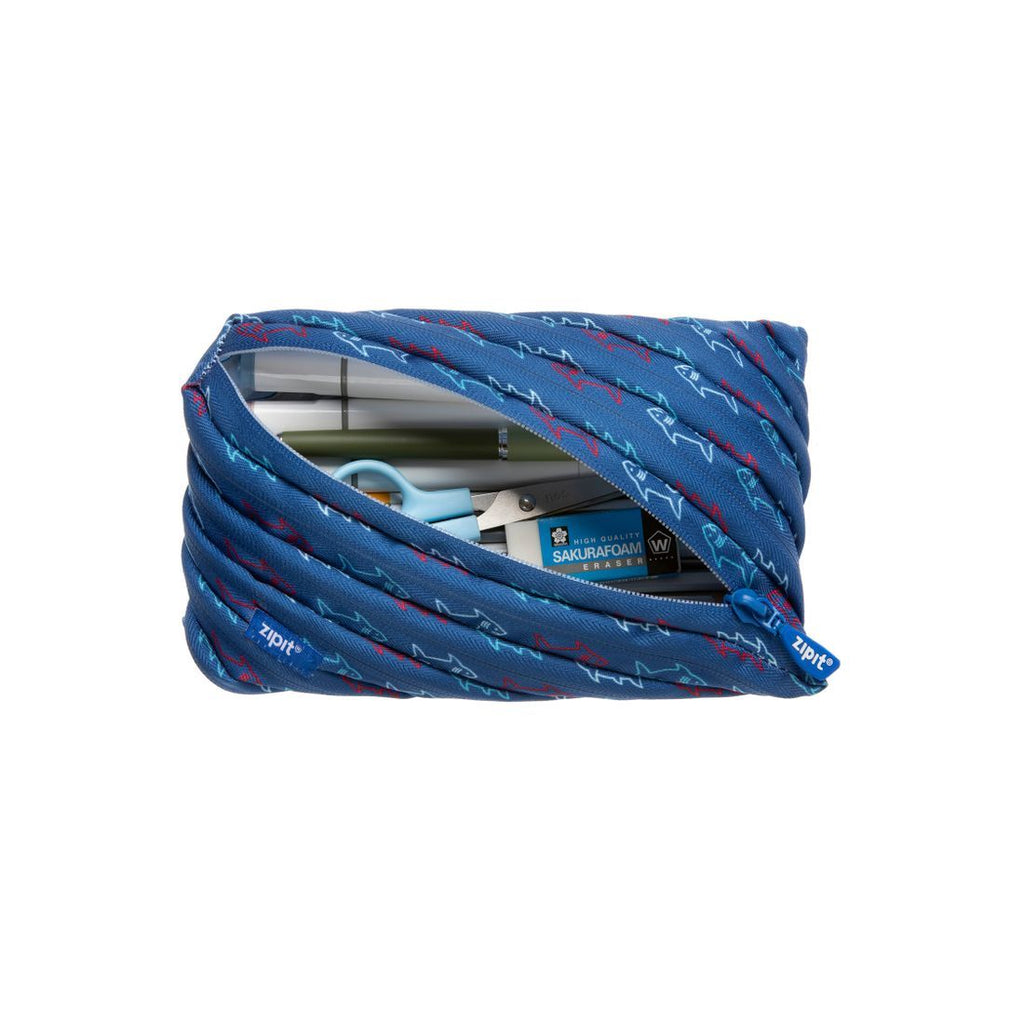 Zipit Fresh Twister Jumbo Pouch - Shark Kids
