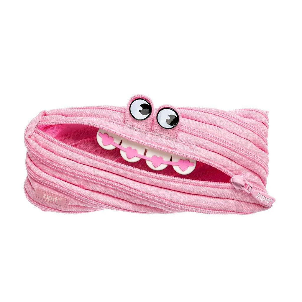Zipit Gorge Monster Pouch - Pink Kids