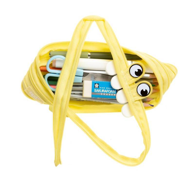 Zipit Gorge Monster Pouch - Yellow Kids