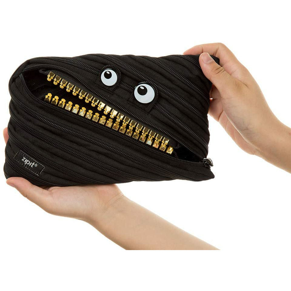Zipit Grillz Monster Jumbo Pouch - Black Kids