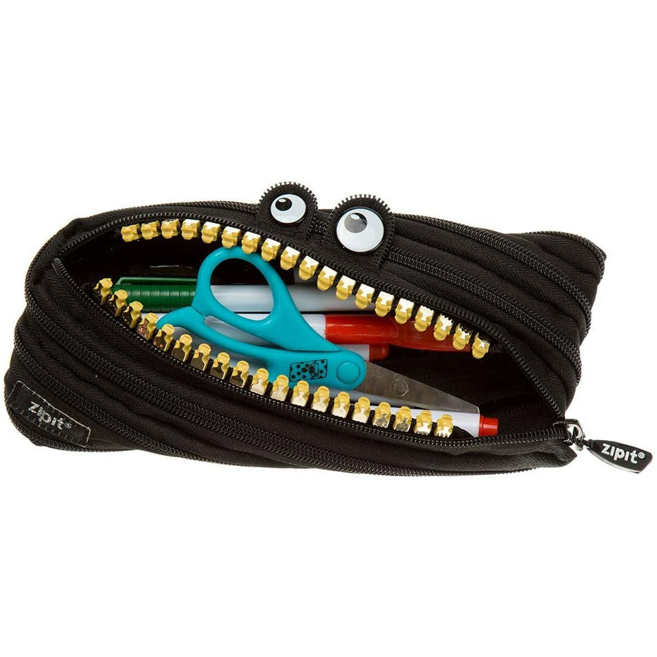 Zipit Grillz Monster Pouch - Black Kids