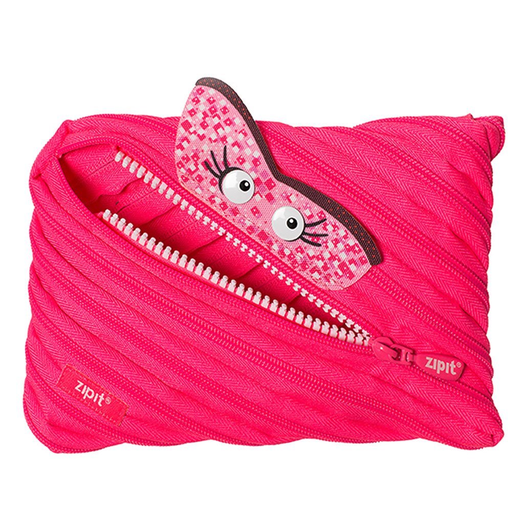 Zipit Talking Monster Jumbo Pouch - Dazzling Pink Kids
