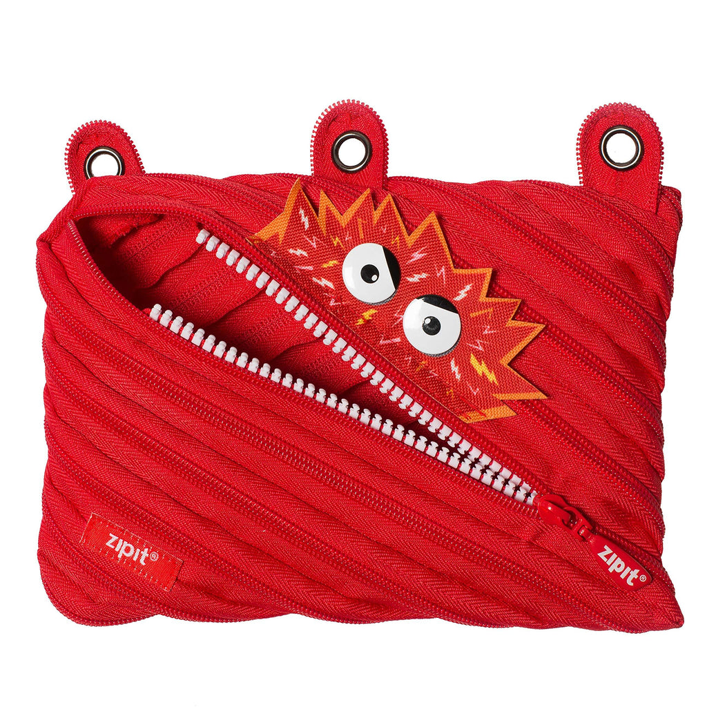Zipit Talking Monster Jumbo Pouch - Red Kids
