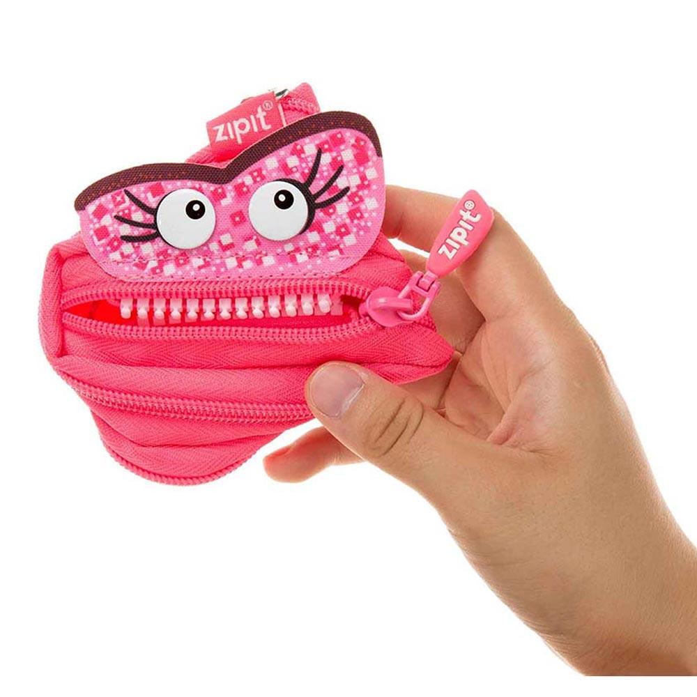 Zipit Talking Monster Mini Pouch - Dazzling Pink Kids