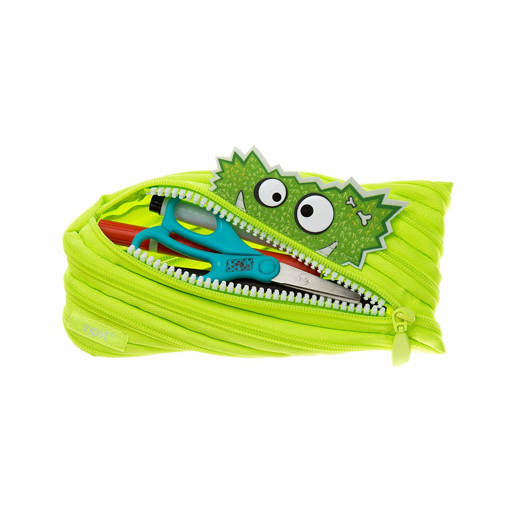 Zipit Talking Monster Pouch - Bright Lime Kids