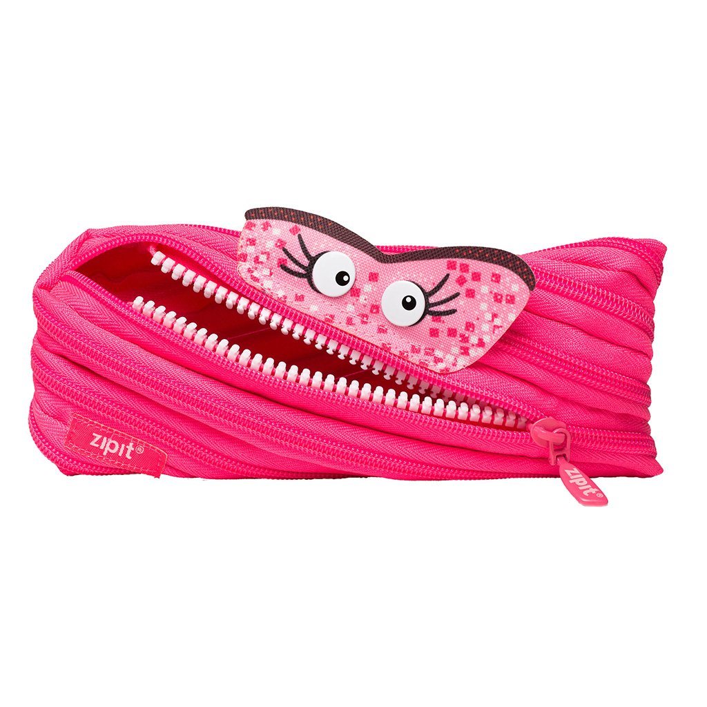Zipit Talking Monster Pouch - Dazzling Pink Kids
