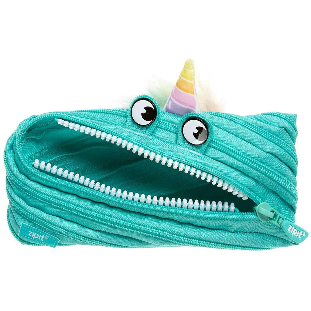 Zipit Unicorn Pouch - Turquoise Kids