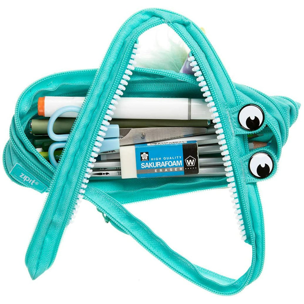 Zipit Unicorn Pouch - Turquoise Kids