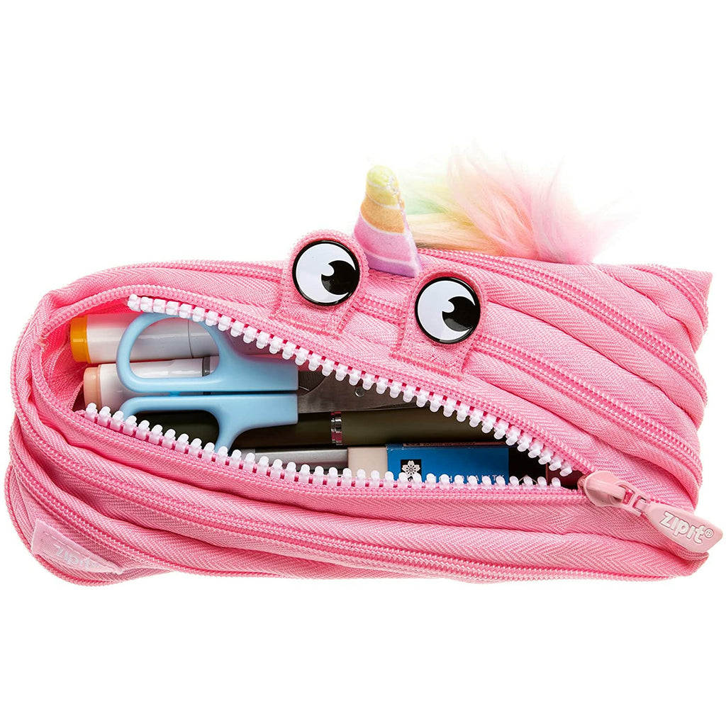 Zipit Unicorn Pouch - Light Pink Kids