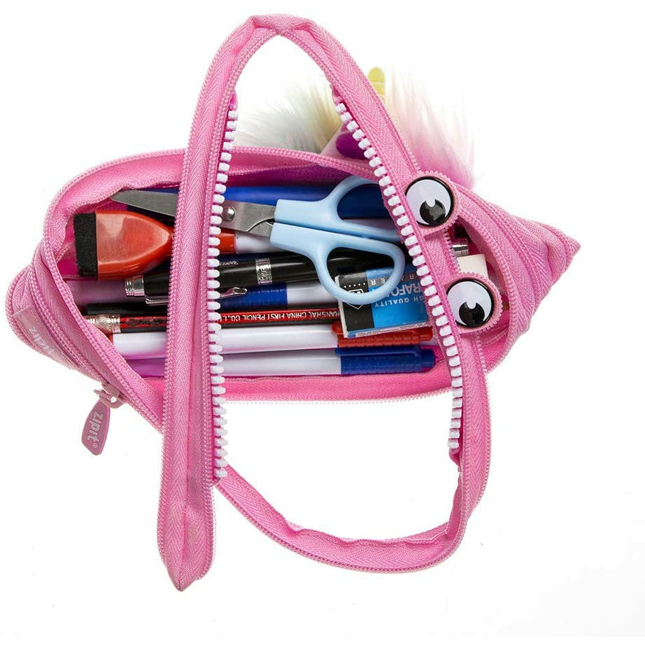 Zipit Unicorn Pouch - Light Pink Kids
