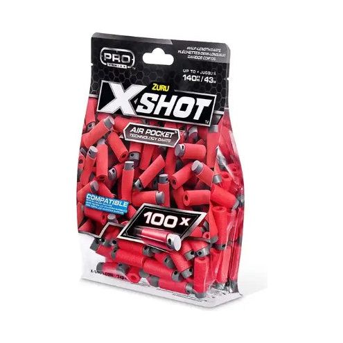 Zuru-X-Shot Pro Series Refill Darts 1Ã—100 Multicolor Age- 8 Years & Above
