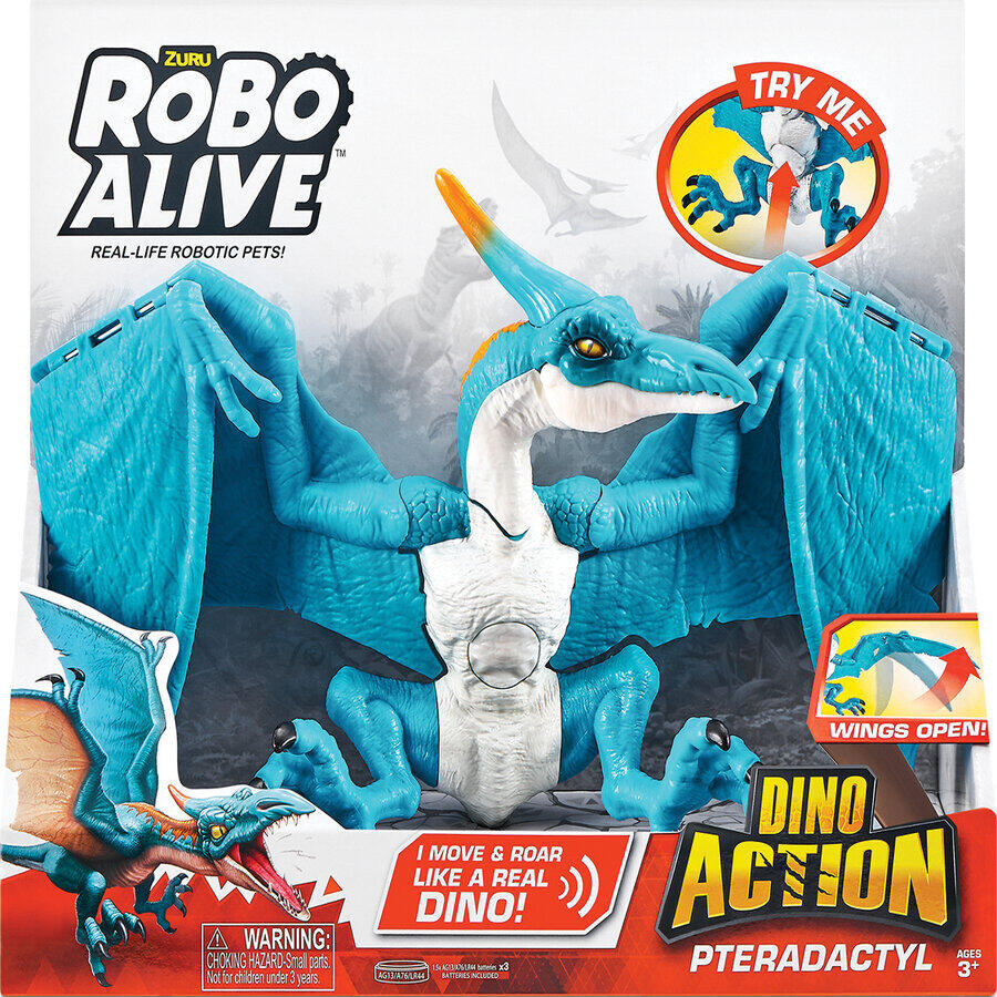 Zuru Action Series 1 Pteradactyl Dinosaur Toy Green Age- 3 Years & Above