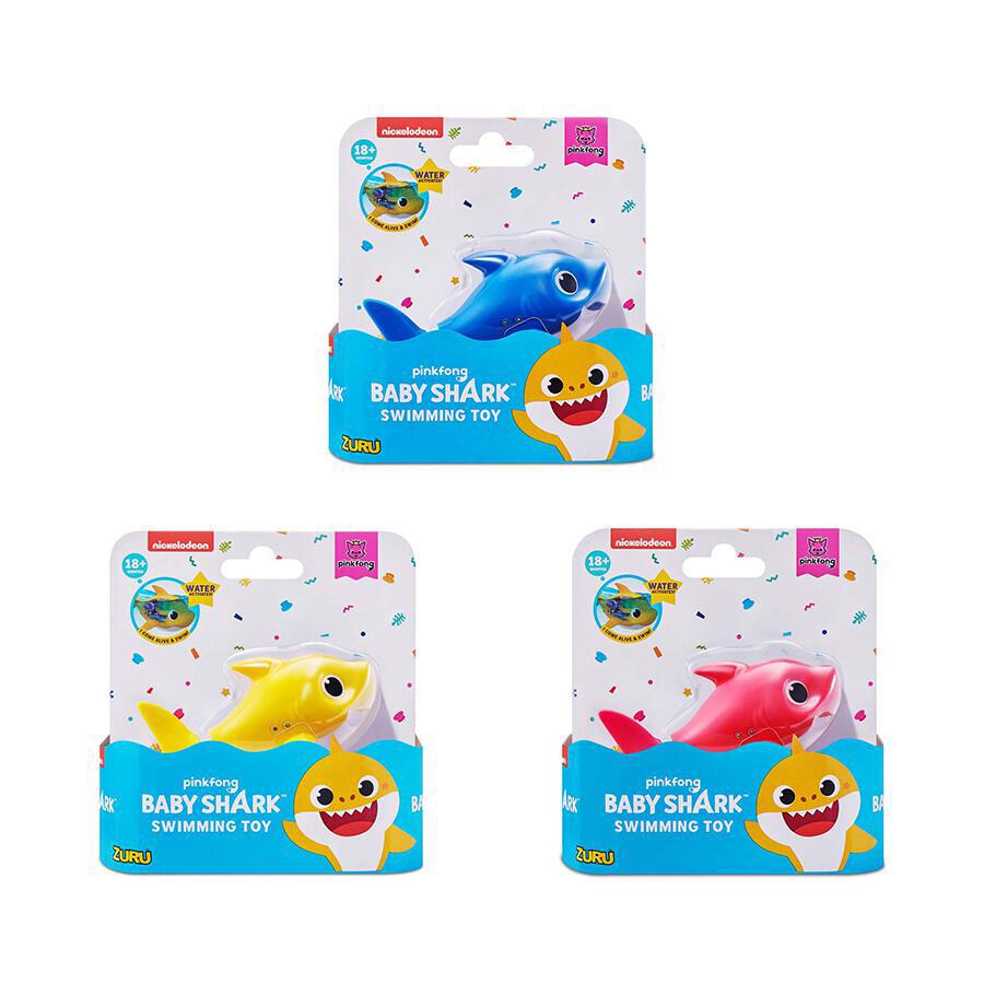 Zuru Junior Pinkfong Mini Baby Shark Bath Toy Assorted Multicolor