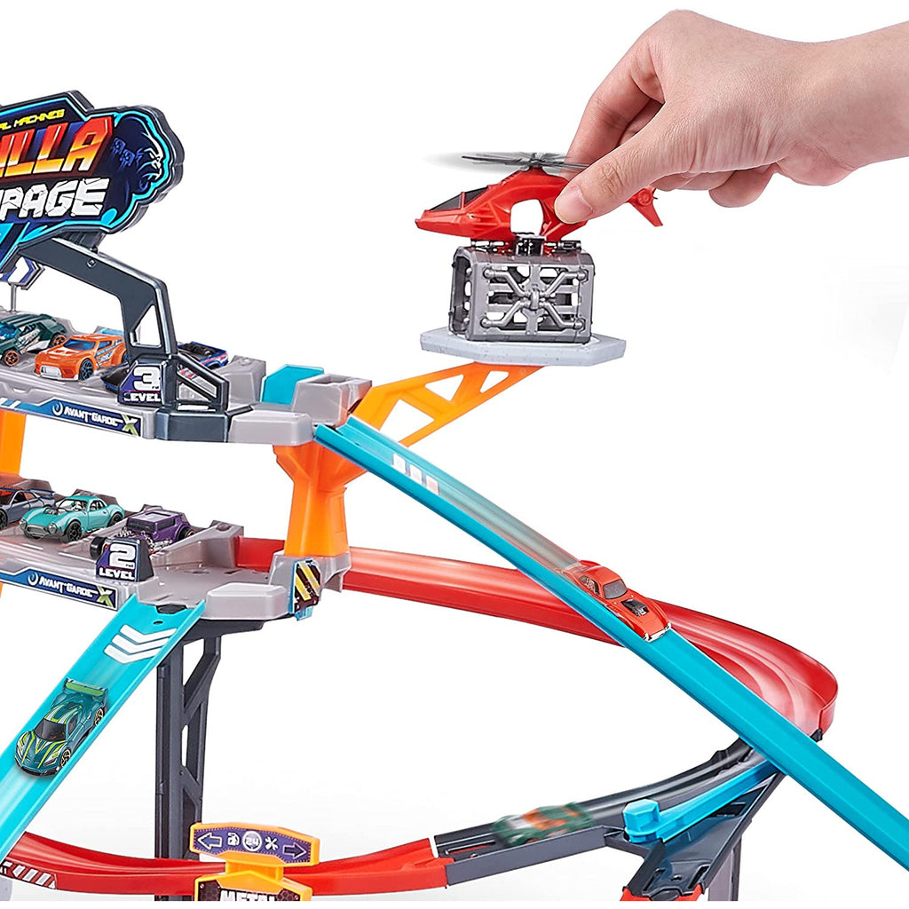 Zuru Metal Machines Gorilla Rampage Garage Playset Multicolor Age- 4 Years & Above