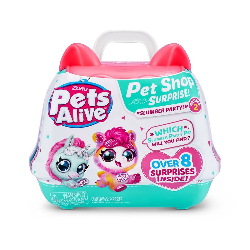 Zuru Pets Alive Surprise Interactive Plush Toy Series 2 Slumber Party Blue  Age- 2 Years & Above