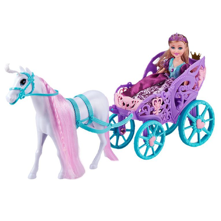 Zuru Princess Horse & Carriage Sparkle Girlz Playset  Multicolor Age-3 Years & Above