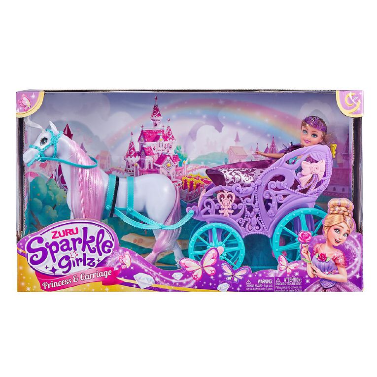 Zuru Princess Horse & Carriage Sparkle Girlz Playset  Multicolor Age-3 Years & Above