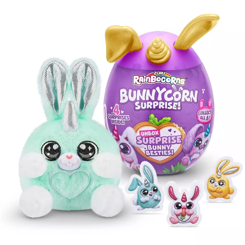 Zuru Rainbocorn Bunnycorn Surprise Series 1 Collectible Plush Toys 9260 Multicolor Age- 4 Years & Above