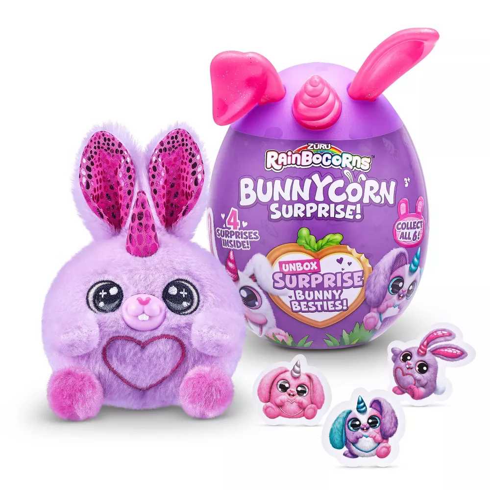 Zuru Rainbocorn Bunnycorn Surprise Series 1 Collectible Plush Toys 9260 Multicolor Age- 4 Years & Above