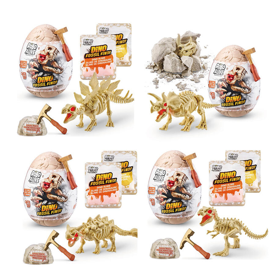 Zuru Robo Alive Dino Fossil Find Assorted Playset Multicolor Age-3 Years & Above