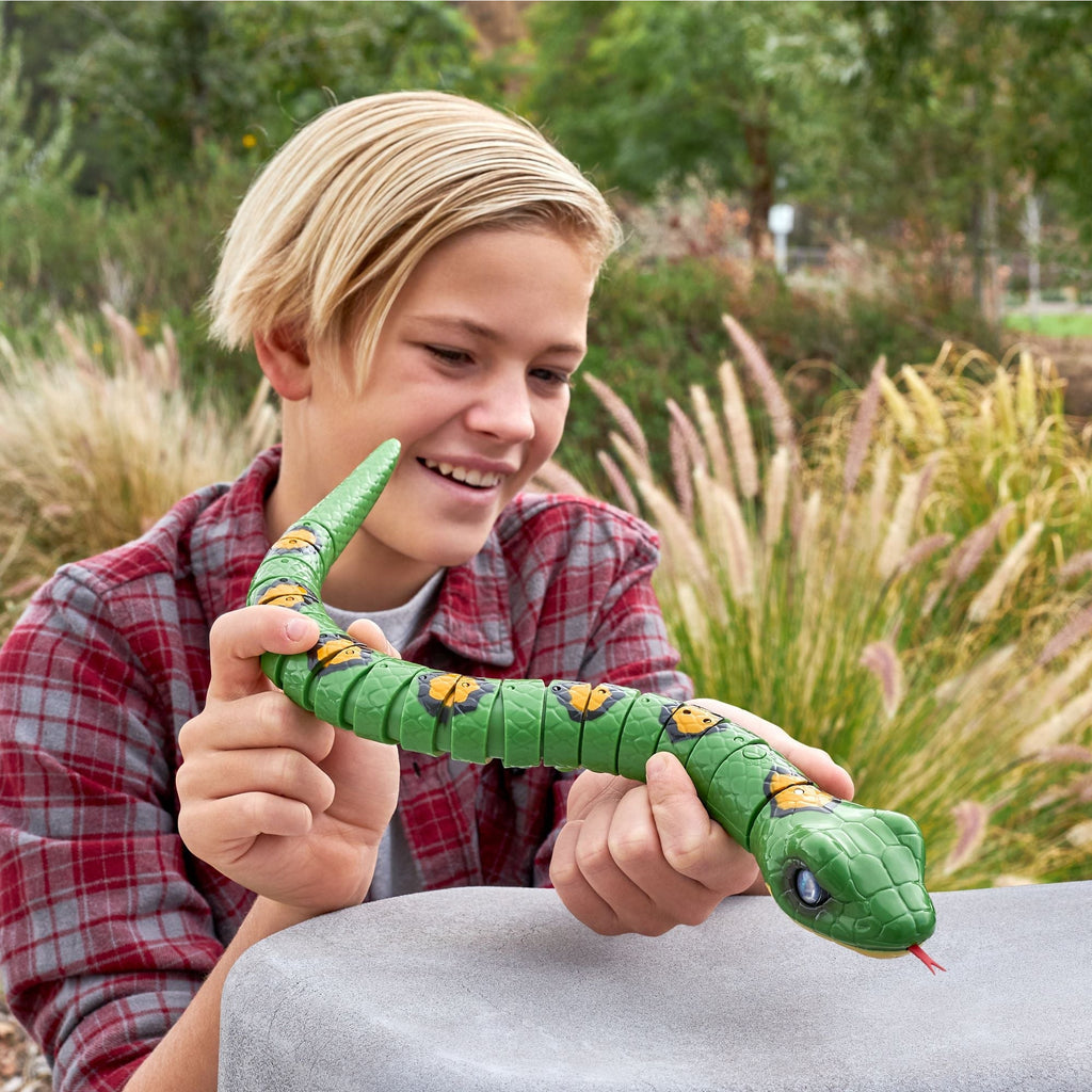 Zuru Robo Alive Robotic Light-Up Snake Green Age- 2 Years & Above