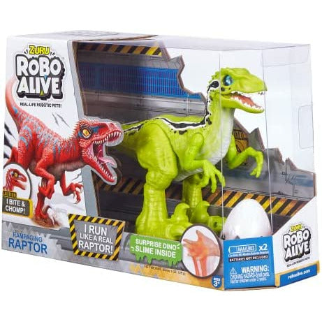 Zuru Robo Alive Robotic Rampaging Raptor with Slime Set Multicolor Age-3Y & Above-Assorted
