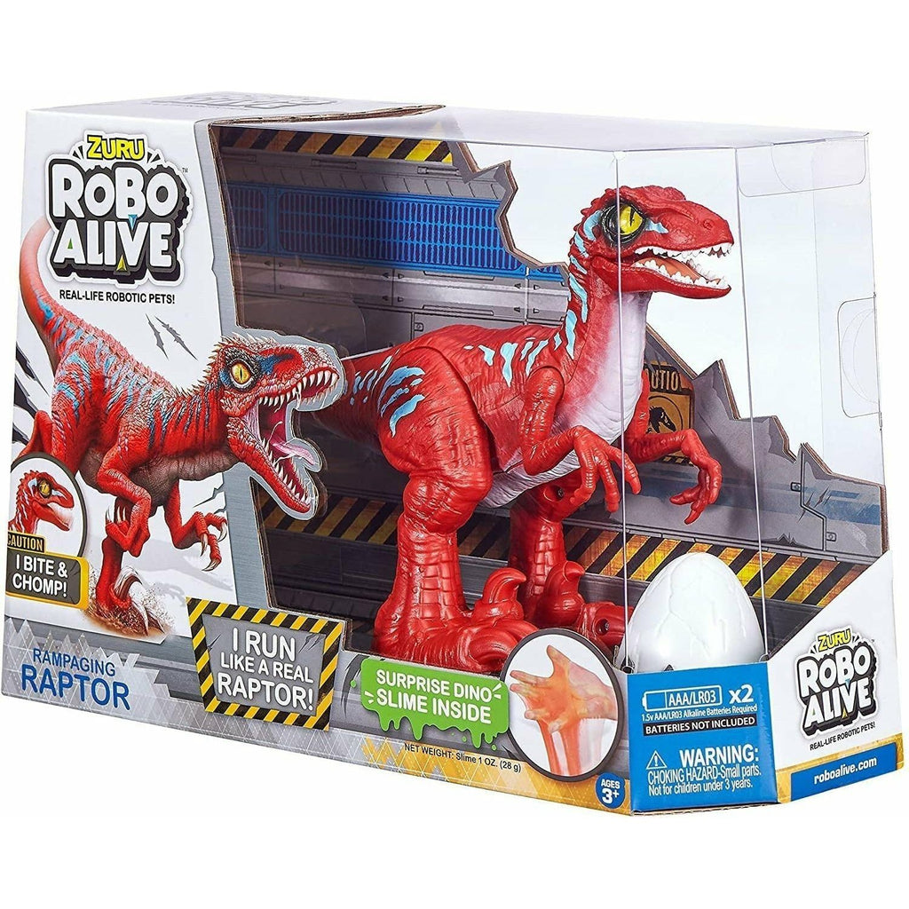 Zuru Robo Alive Robotic Rampaging Raptor with Slime Set Multicolor Age-3 Years & Above