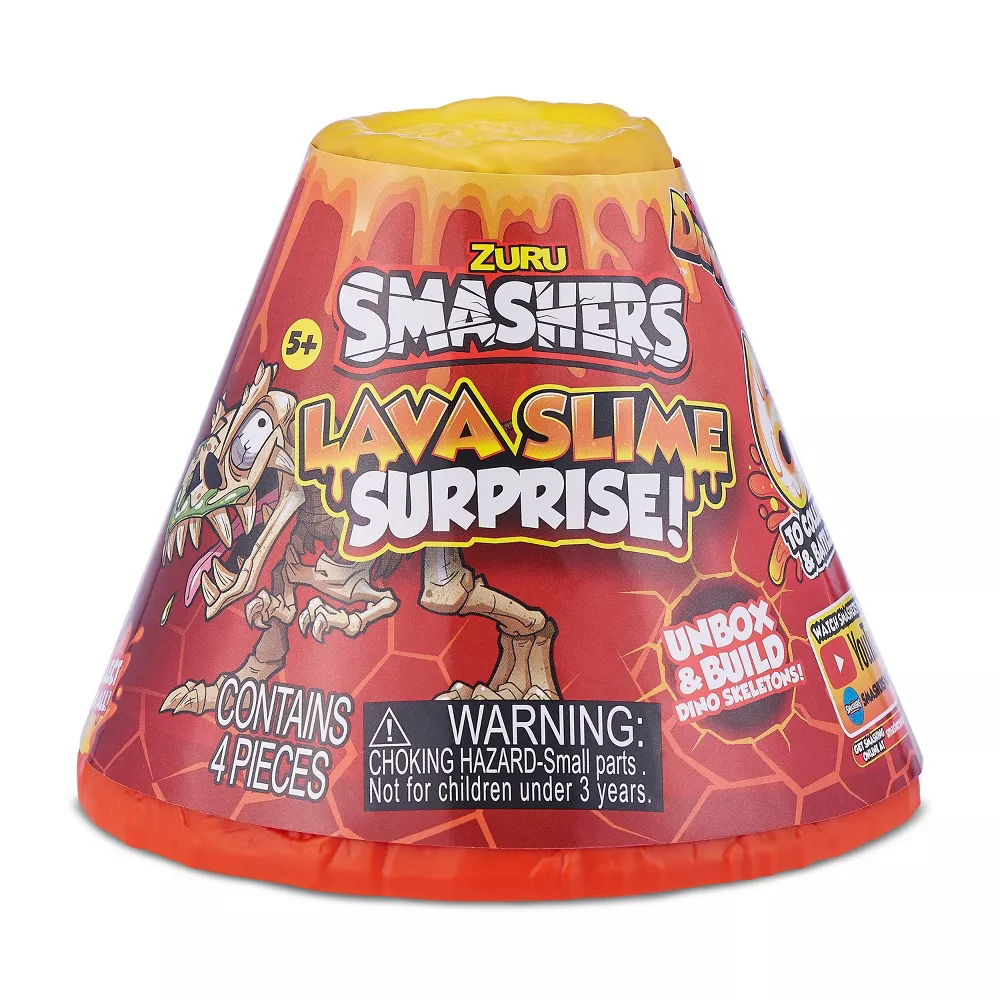 Zuru Smashers Small Volcano Lava Slime 7472 Multicolor Age- 4 Years & Above