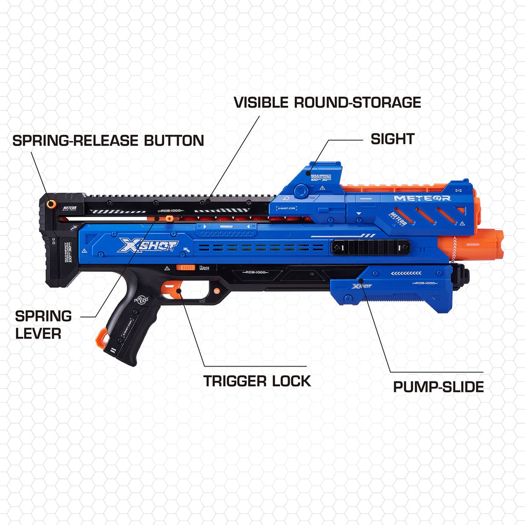 Zuru X-Shot Chaos Orbit Dart Ball Blaster with 24 Balls 36281 Multicolor Age- 10 Years & Above