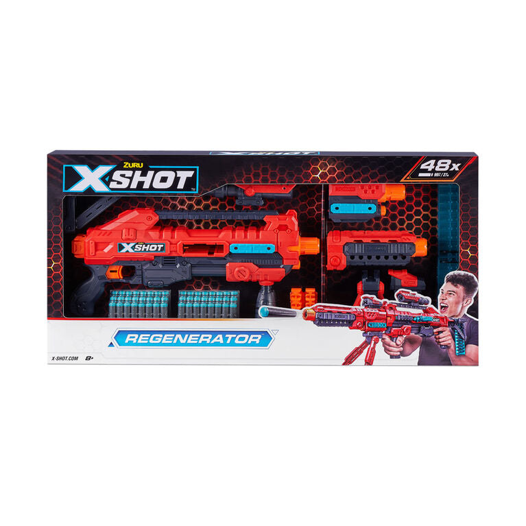 Zuru X-Shot Excel Regenerator Blaster (48 Darts) Age- 8 Years & Above