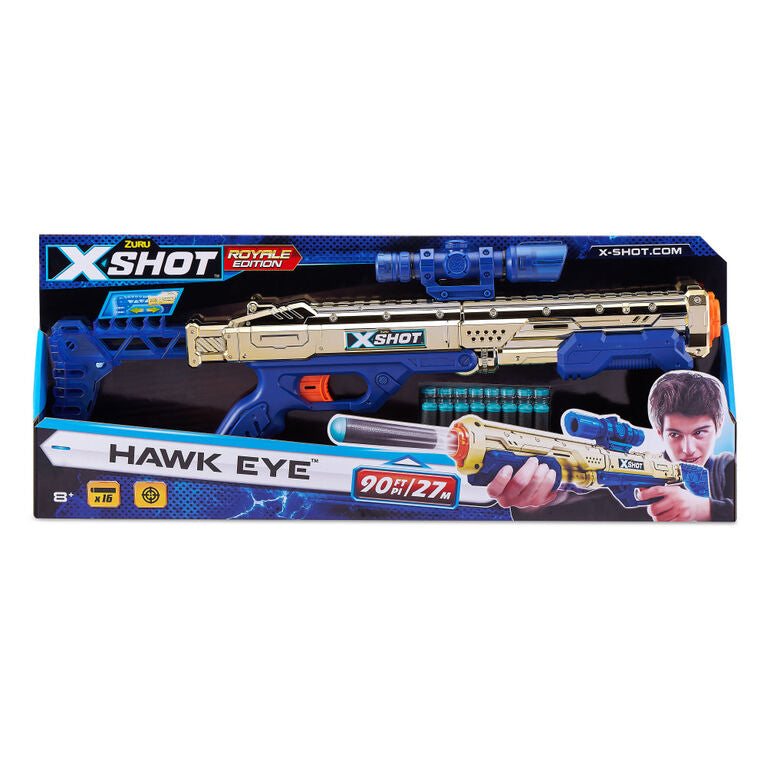 Zuru X-Shot Excel Royale Edition Hawk Eye Foam Dart Blaster (16 Darts) Age- 5 Years & Above