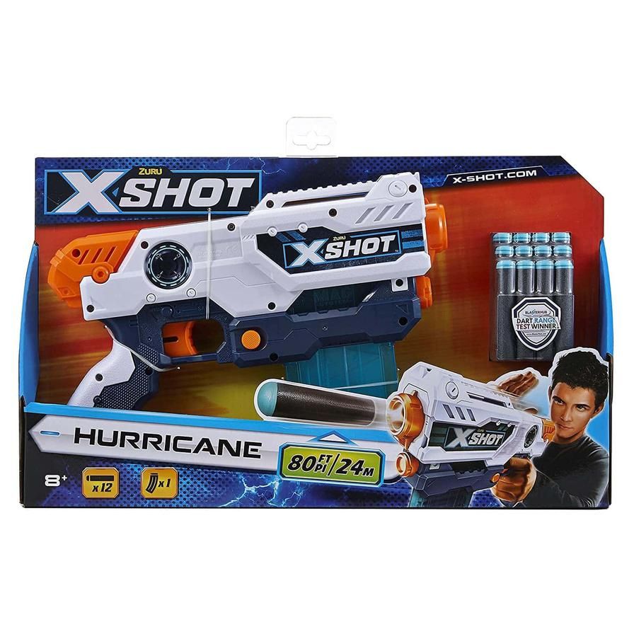 Zuru X-Shot Hurricane Dart Gun Blaster  Age- 8 Years & Above