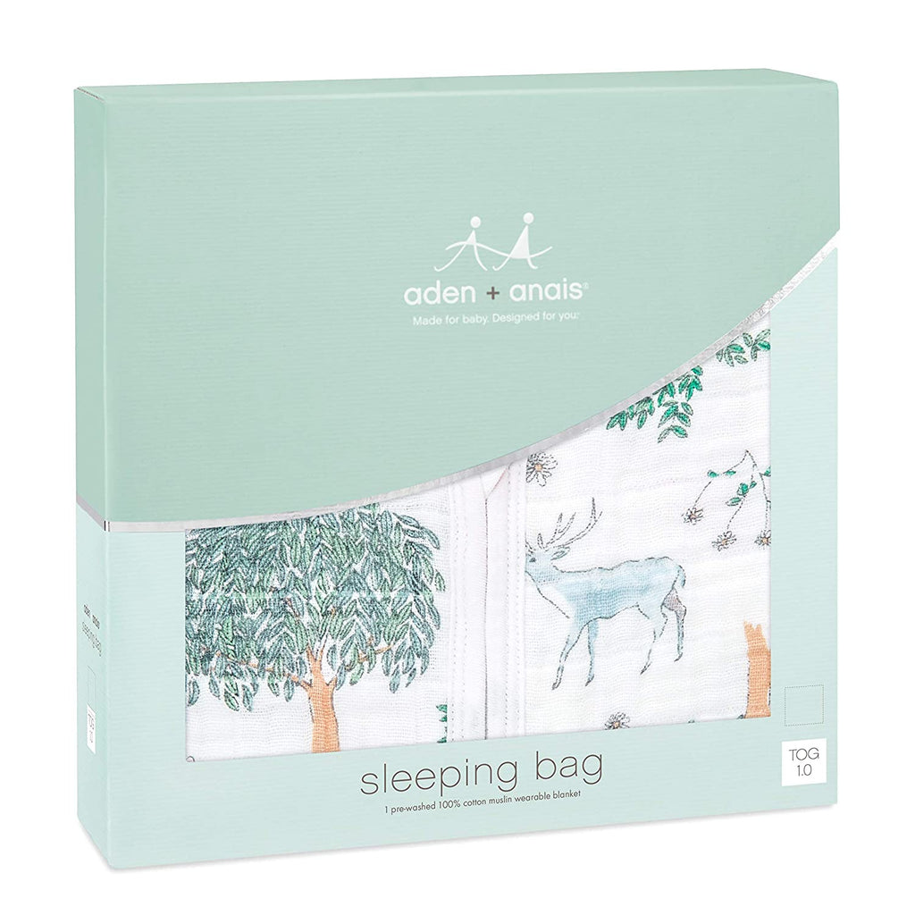 aden + anais Classic Sleeping Bag Forest Fantasy Deer Age 0-6m