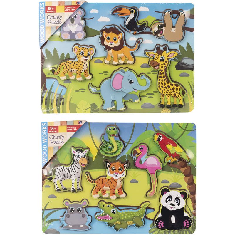 Pibi Adventure Chunky Puzzle Assorted Age-3 Years & Above