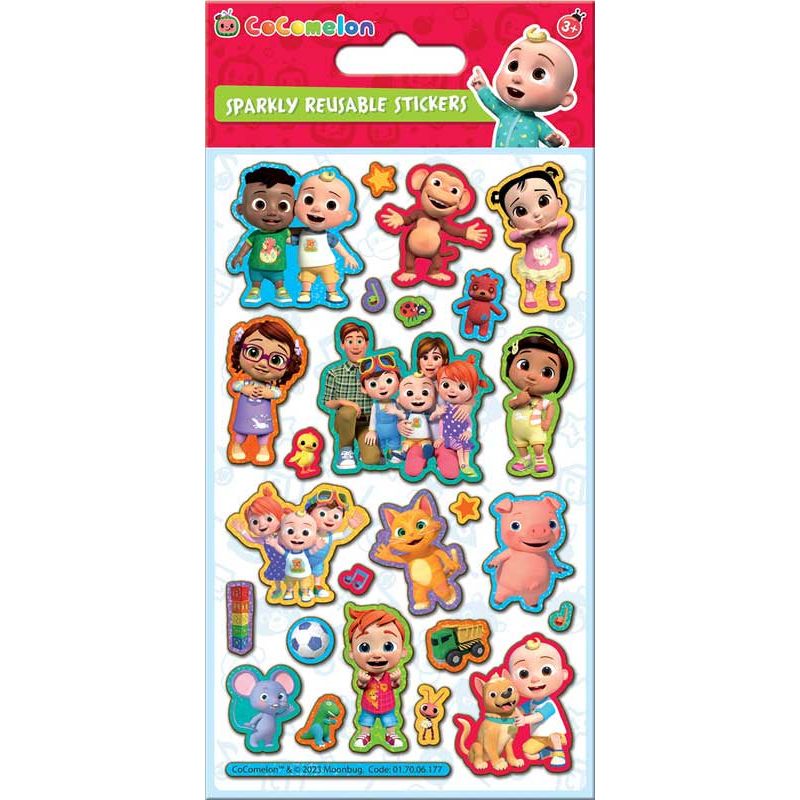Cocomelon Foil Stickers Age-3 Years & Above