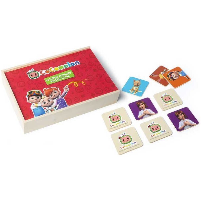 Cocomelon Wooden Memory Match Cards Age-3 Years & Above