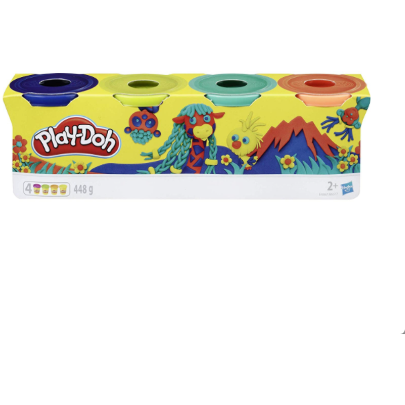 Hasbro Play-Doh 4 Pack Assorted - B5517 2Y+